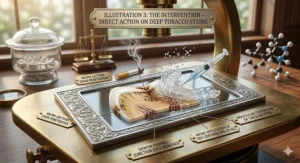 Alt text for image 4: A UK dental hygienist using Airflow technology to remove stubborn tobacco stains and plaque from a patient's teeth.