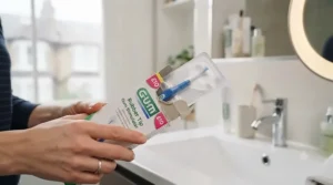 Unboxing a budget-friendly dental rubber tip gum stimulator purchased in the UK.